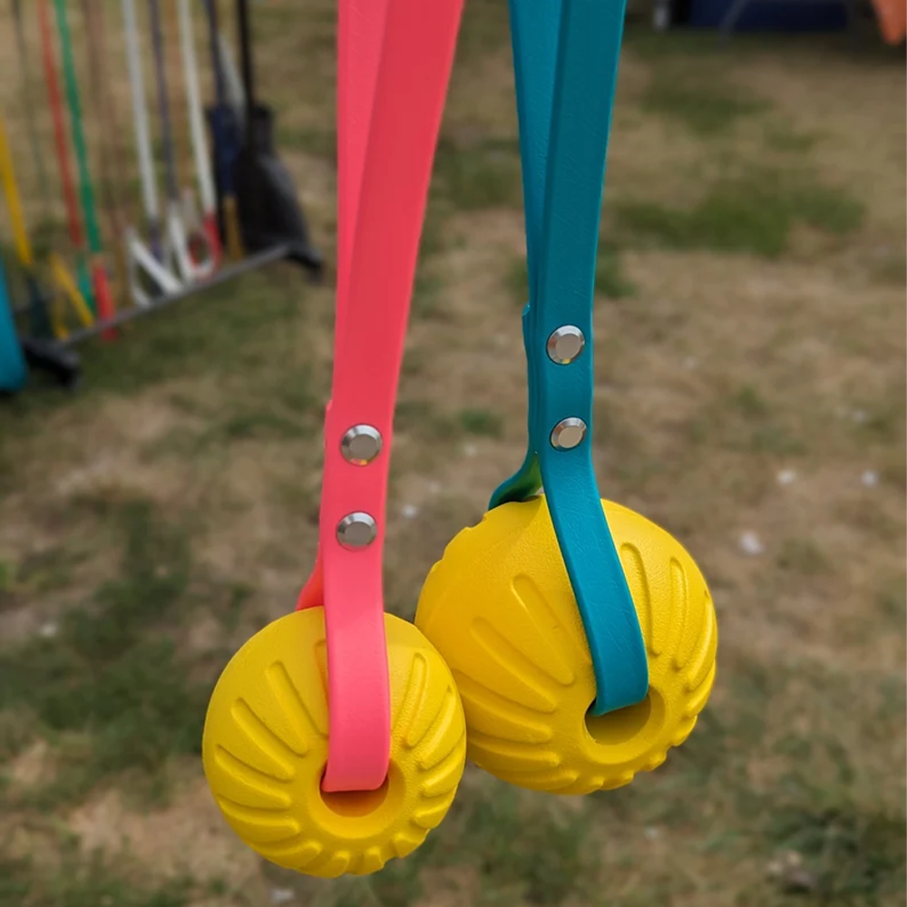 Tennis Ball Dog Toy Playing Interactive Pet Toys and PVC Dog Leash for Dogs in All Size