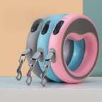 Outdoor Custom Retractable Dog Leash Automatic Hands-Free Nylon Tangle-Free Brake Lock Pet Traction Rope for Small Medium Dogs