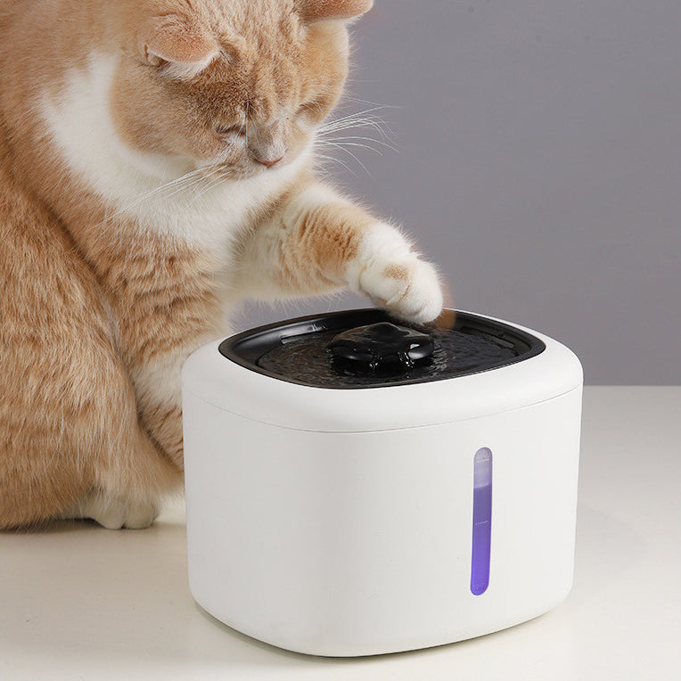 Wholesale Automatic Smart Pet Water Dispensers Living Water Filters Charging Power Cat Dog Basins Solid Plastic Design Hot Sale