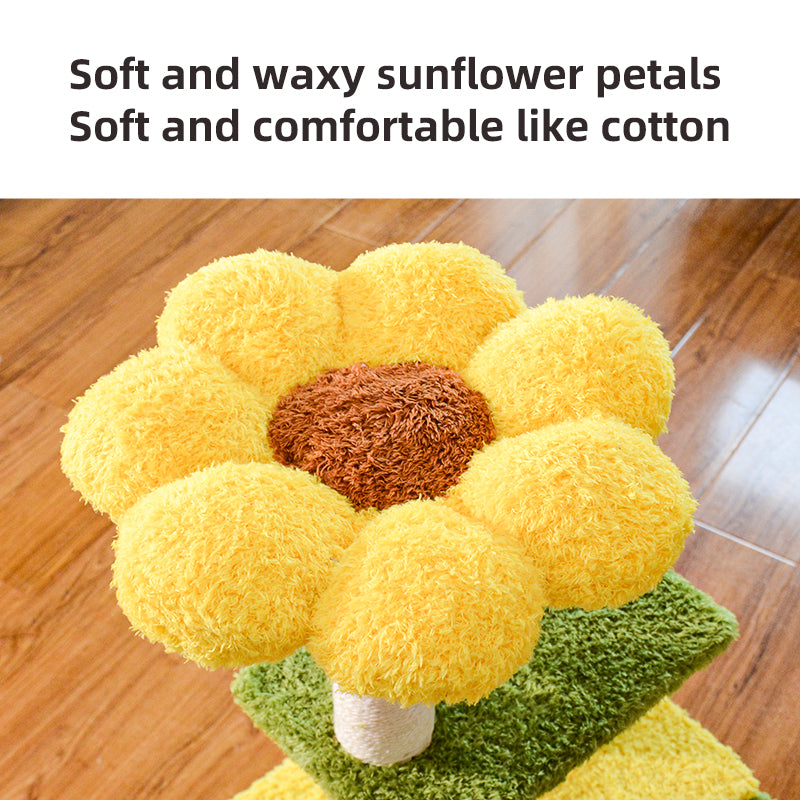 Designer Floor-to-Ceiling Cat Tree & Scratcher Elegant and Comprehensive Feline Furniture